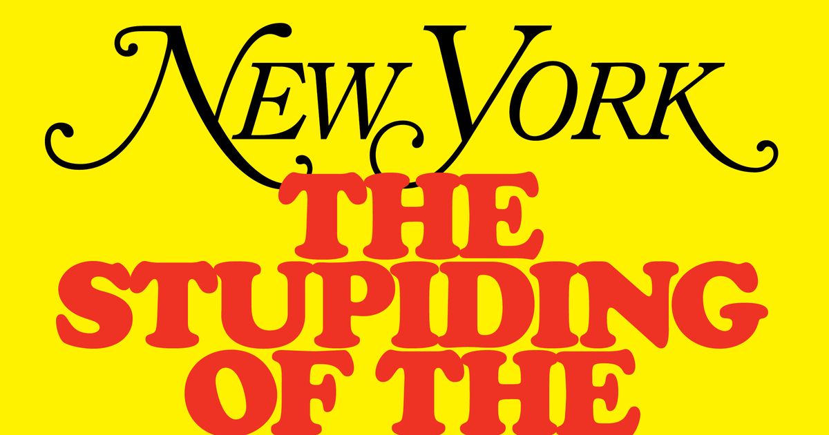 New York Magazine Comments: December 1, 2025 issue