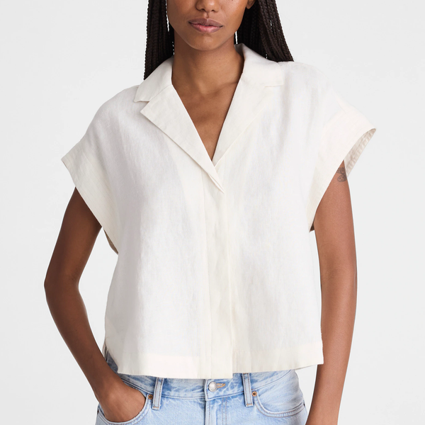 Madewell Notch-Collar Popover Shirt