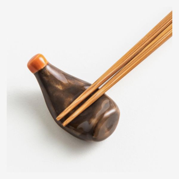 Kitagawa Bisen Kiln Okonomiyaki Sauce Bottle Chopstick Rest