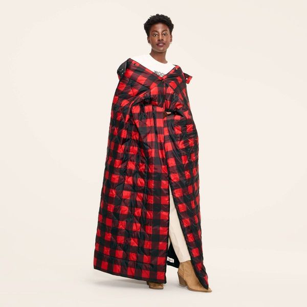 Woolrich x Target Buffalo Check Outdoor Wearable Throw