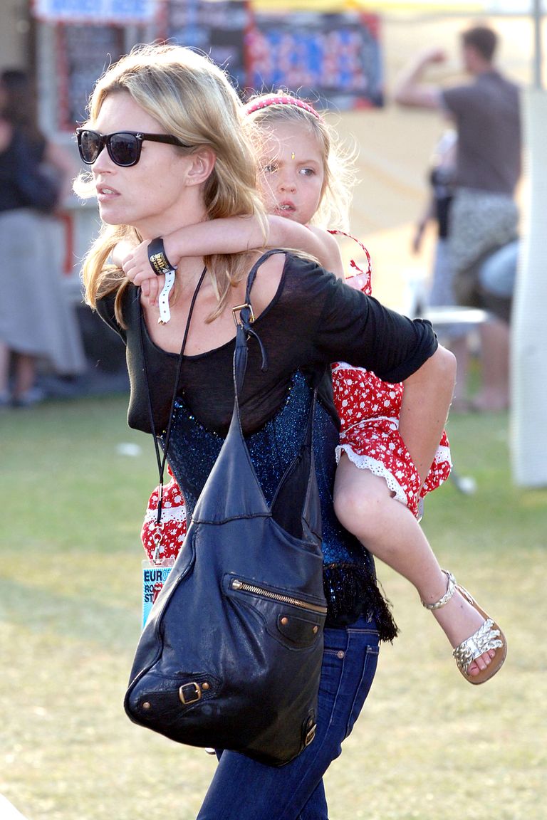 (EXCLUSIVE, Premium Rates Apply) Kate Moss and Lila Grace (Photo by Jon Furniss/WireImage)