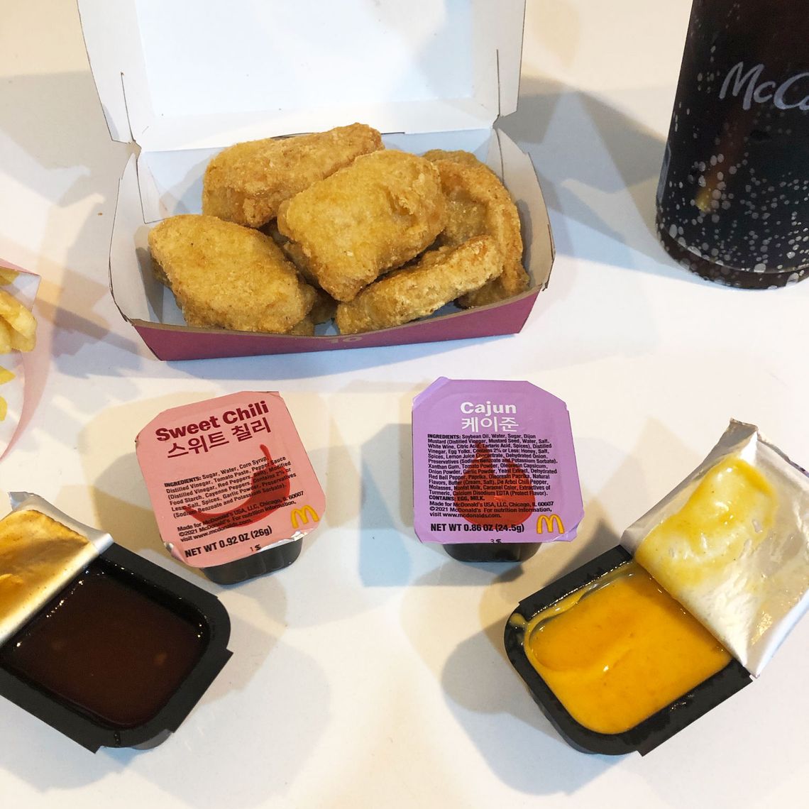 2021 McDonalds The BTS Meal Sweet Chili Sauce BRAND NEW 10 Total