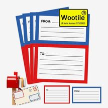 Wootile To and From Return Address Mailing Labels