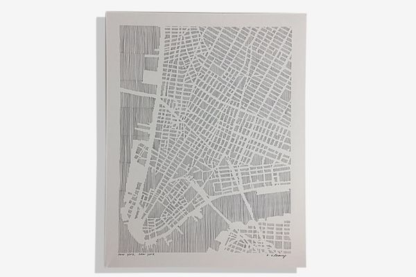 Lower Manhattan Map, 11” x 14”