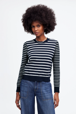 Madewell Mixed-Yarn Striped Sweater