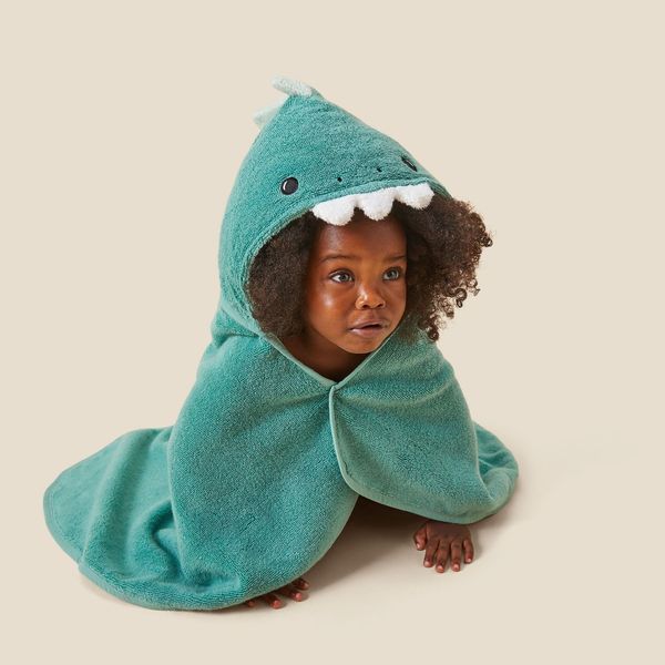 Mori Dinosaur Baby & Kids Hooded Bath Towel