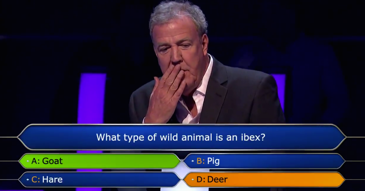 Jeremy Clarkson Suffers Who Wants to Be a Millionaire Gaffe