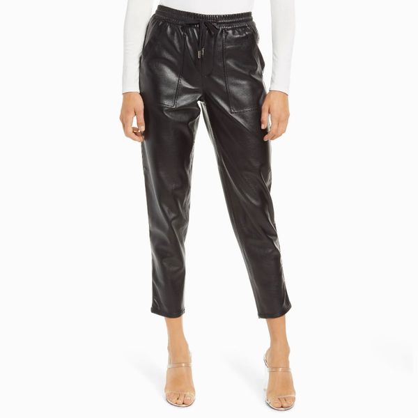 BLANKNYC No Guidance Ankle Faux Leather Pants