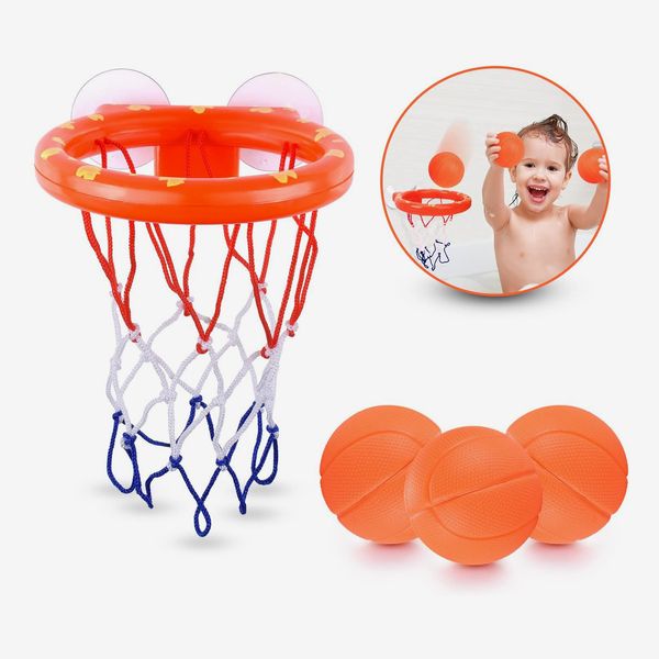 Basketball Hoop Bathtub Shooting Game for Kids & Toddlers