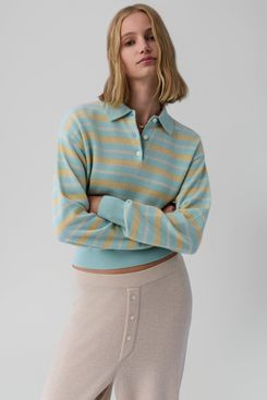 Guest in Residence Collegiate Stripe Polo