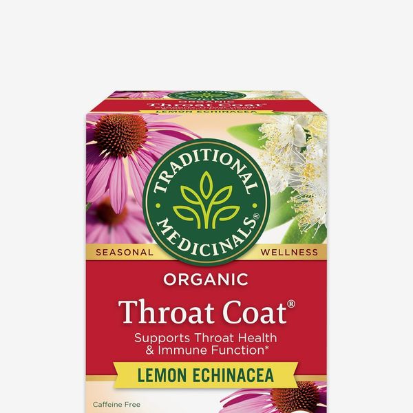 Traditional Medicinals Tea, Organic Throat Coat Lemon Echinacea