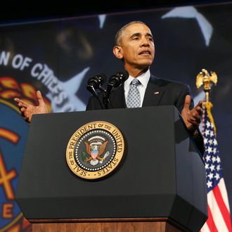 Obama speaks at IACP Conference