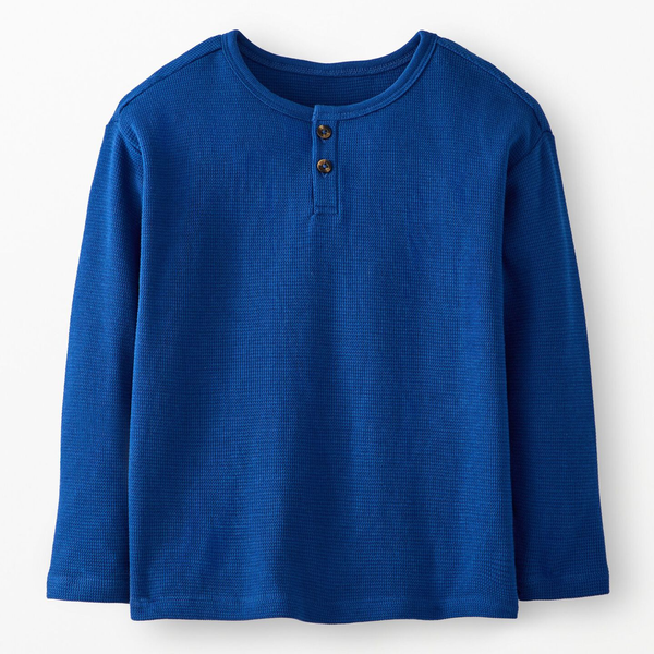 Hanna Andersson Relaxed Fit Waffle Henley