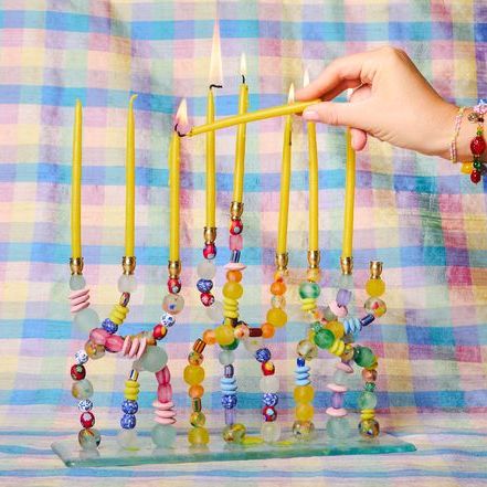 Susan Alexandra Rollercoaster Menorah