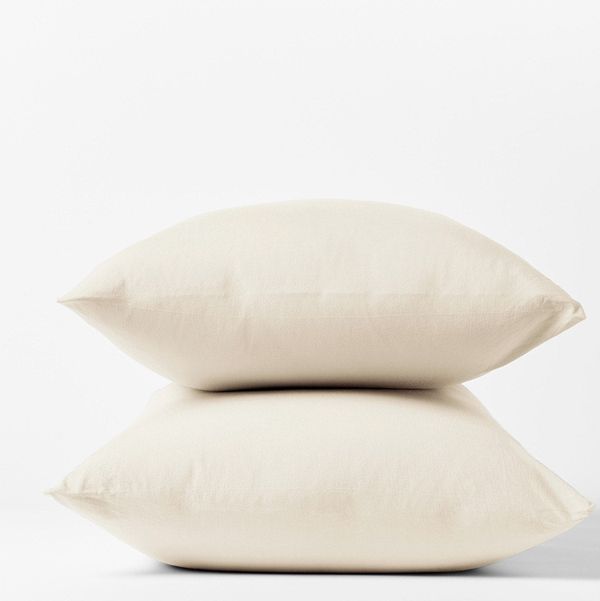 Coyuchi Organic Crinkled Percale Pillowcases