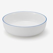 Muji Everyday Tableware Bowl - Blue Stripe, Large