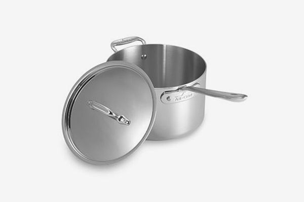 All-Clad Stainless Steel 4-Quart Covered Saucepan