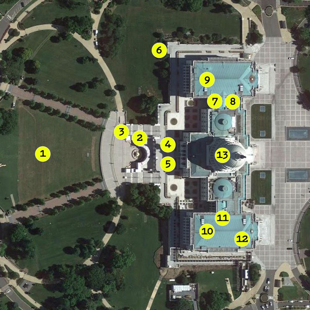 Visualizing A Riot Where The Capitol Attacks Played Out