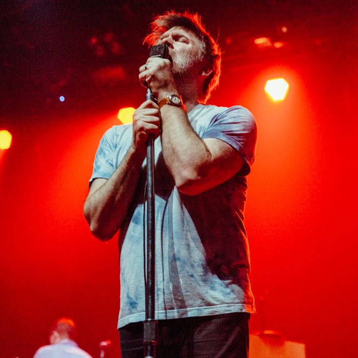LCD Soundsystem perform for the first time in 5 years at Webster Hall in New York City on April 27th, 2016.