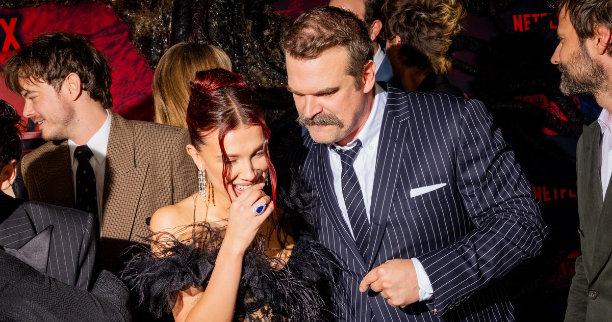 David Harbour Explains the ‘Weird’ Millie Bobby Brown Drama - Vulture