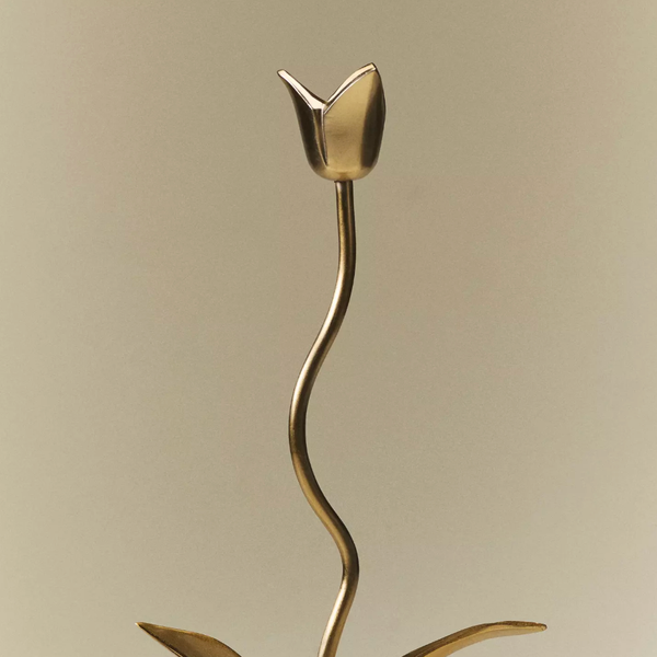 Anthropologie Emilia Tulip Candle Holder