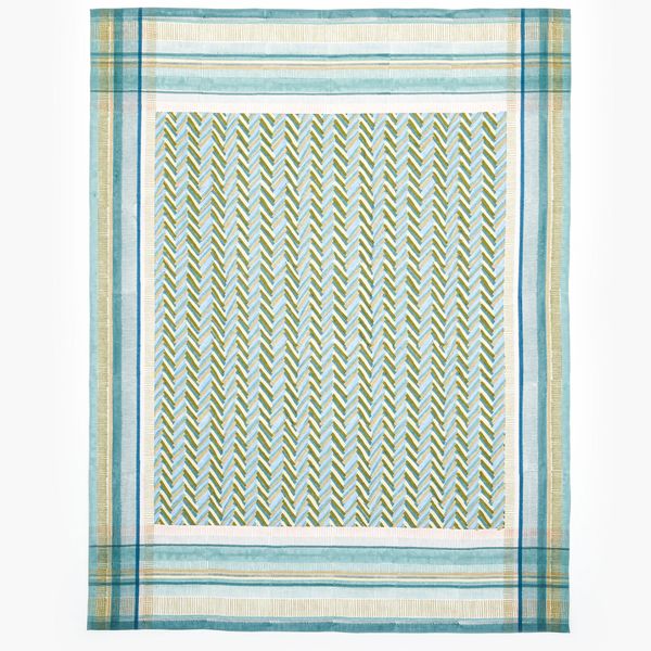 Thompson Street Studio Chevron Tablecloth