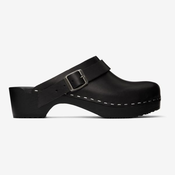 Filippa K Black Swedish Hasbeen Clogs