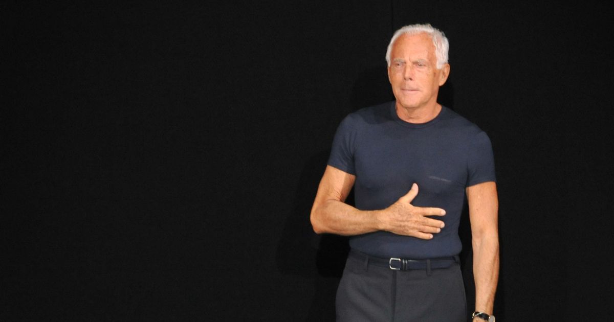 Giorgio Armani Does Not Need to Surround Himself With