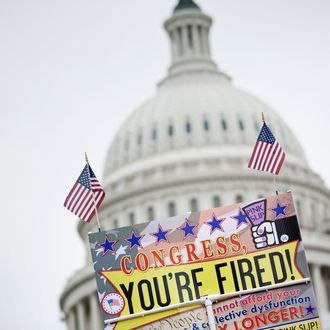 WASHINGTON - SEPTEMBER 12: A sign that reads 