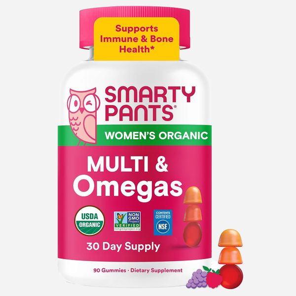 SmartyPants Organic Women's Multivitamin Plus Omegas
