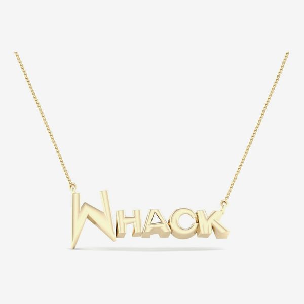 Banter by Piercing Pagoda Whack Necklace in Sterling Silver with 14K Gold Plate