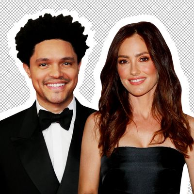 Trevor Noah and Minka Kelly.