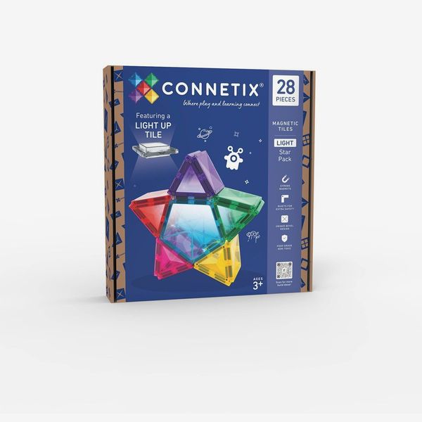 CONNETIX Magnetic Tiles Light Star Pack 28pc