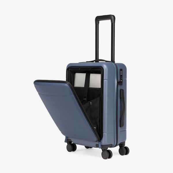 Calpak Hue Carry-On Luggage with Faux Leather Pocket