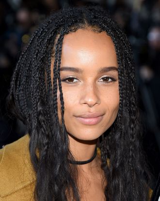 Zoe Kravitz's face is going to sell you makeup.