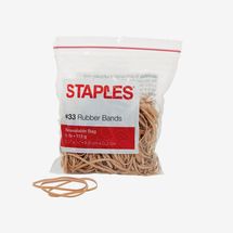 Staples Economy Rubber Bands #33, 205/Pack