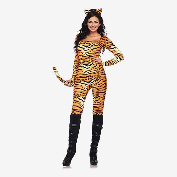 Leg Avenue Women's 2-Piece Wild Tigress Catsuit Costume