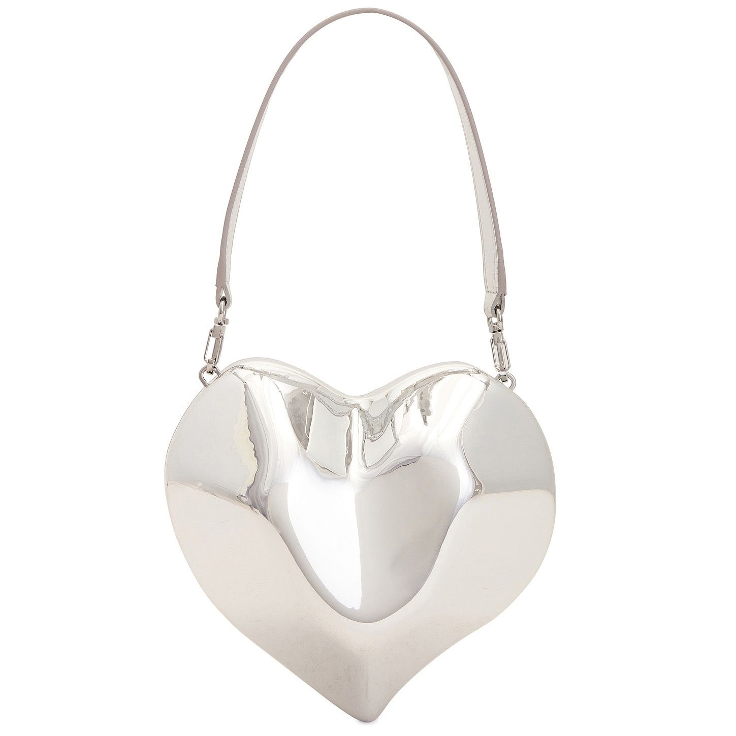 Silver Heart Bag