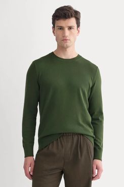 Everlane The No-Sweat Sweater - Dark Forest