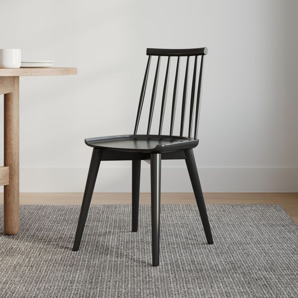 West Elm Windsor Dining Chair - Black, Set of 2