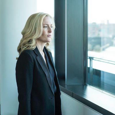 Gillian Anderson as Stella Gibson.