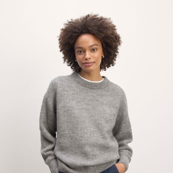 Everlane The Cocoon Crew in Alpaca