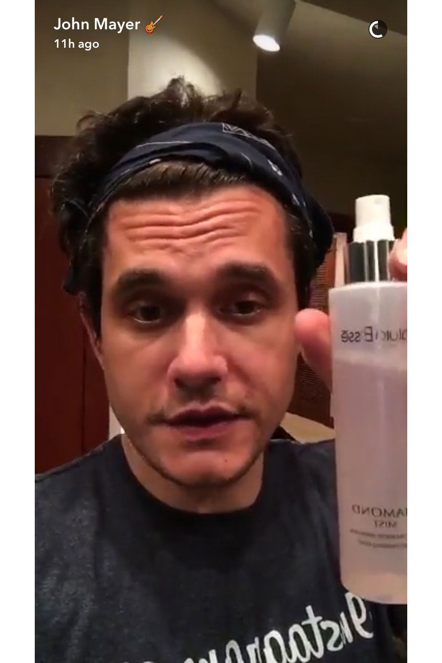 John Mayer Is Now a Beauty Vlogger