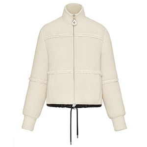 Textured Twill Puffer Jacket
