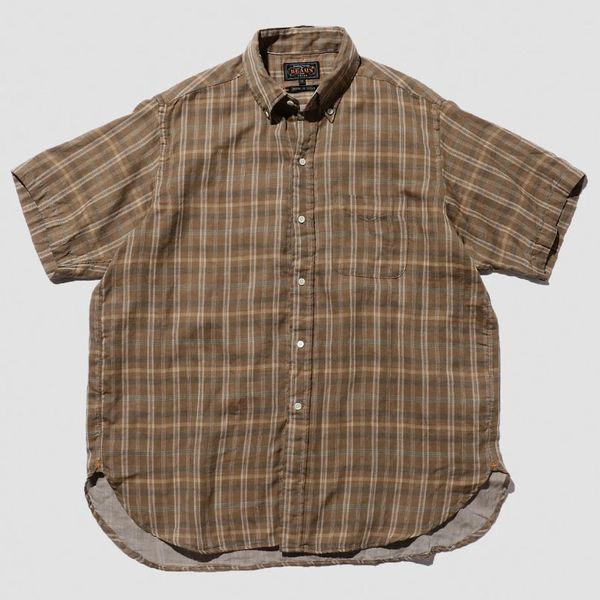 Beams Plus B.D. Giza Cotton Double Gauze - Brown