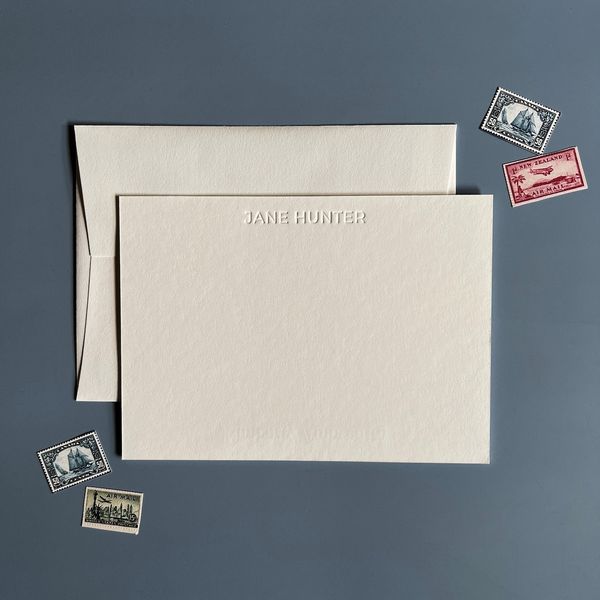 CatePaperCo Personalized letterpress stationery