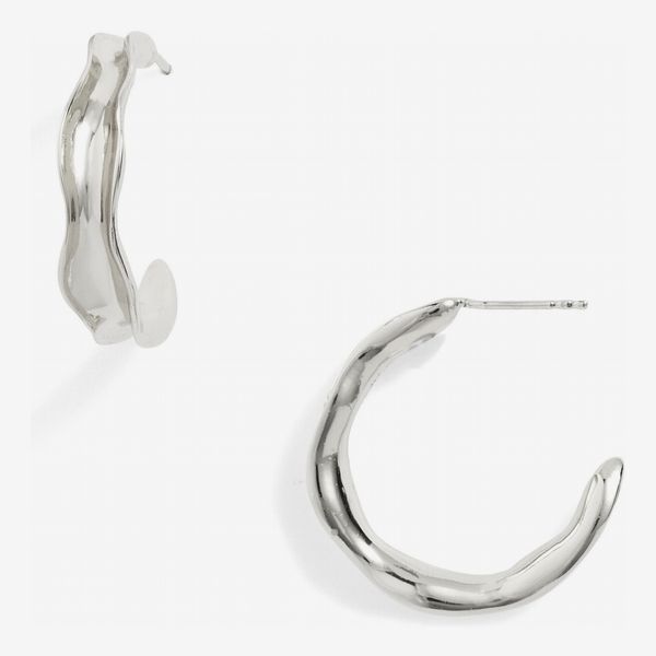Argento Vivo Sterling Silver Hoop Earrings