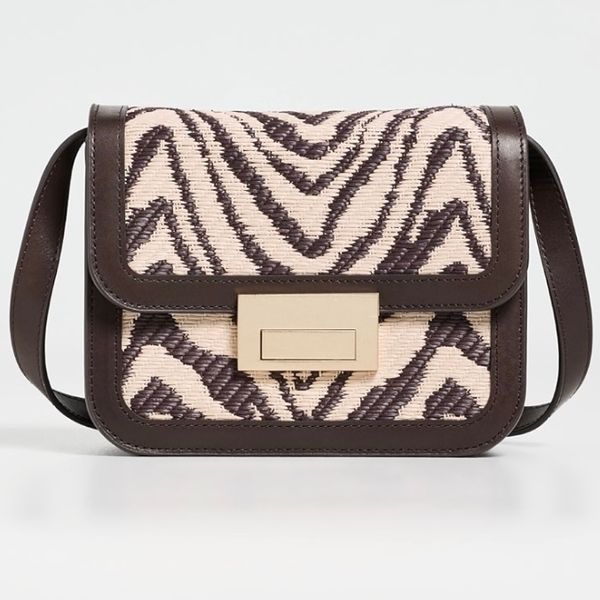 Loeffler Randall Desi Crossbody Bag with Lock Hardware