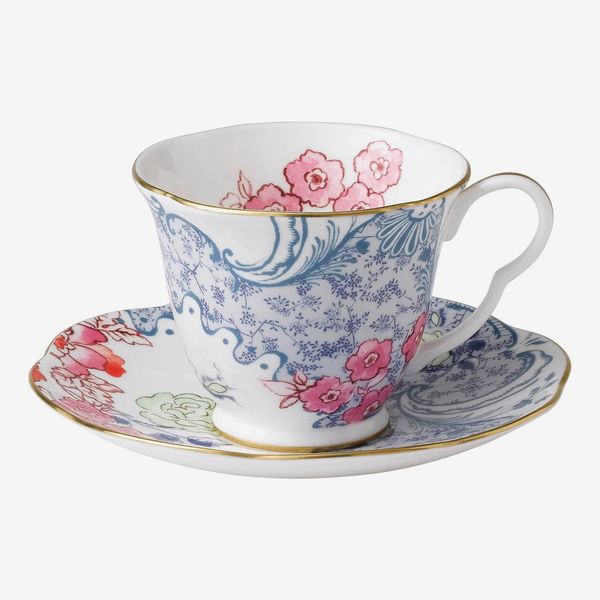 Wedgwood Butterfly Bloom Spring Blossom Teacup and Saucer