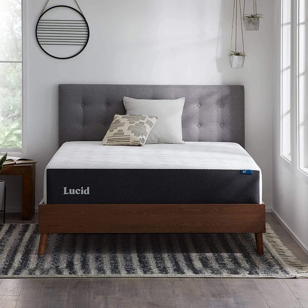 Lucid 12 Inch Gel Memory Foam Mattress